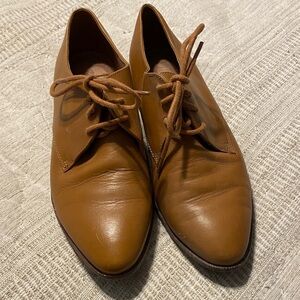 Madewell Brown Leather Oxfords Women’s Size 8